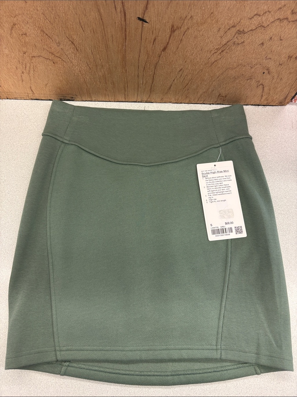 Lululemon Scuba High-Rise Mini Skirt - Green, NWT